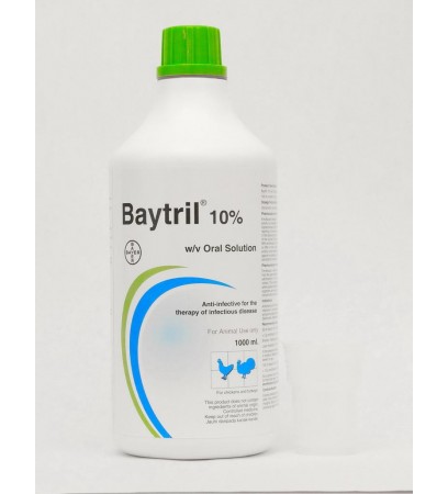 Baytril 10% - 200ml - by Bayer